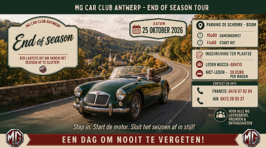 Banner van de End of Season 2026, klik voor de flyer